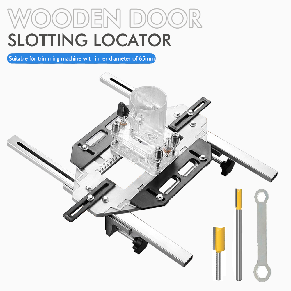 Woodworking Design Software - Door Hinge Template Hole Guide Jig