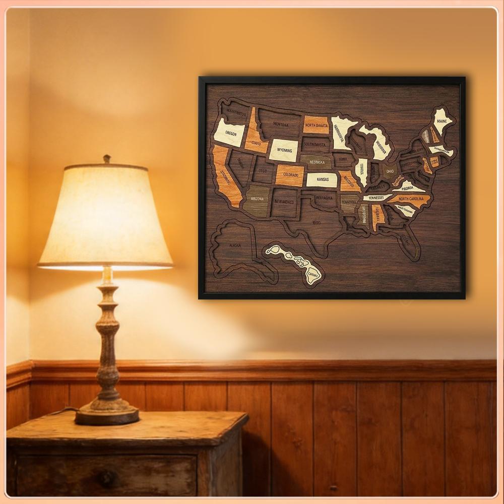 Woodworking Usa - 12 X 10Inch Wooden United States