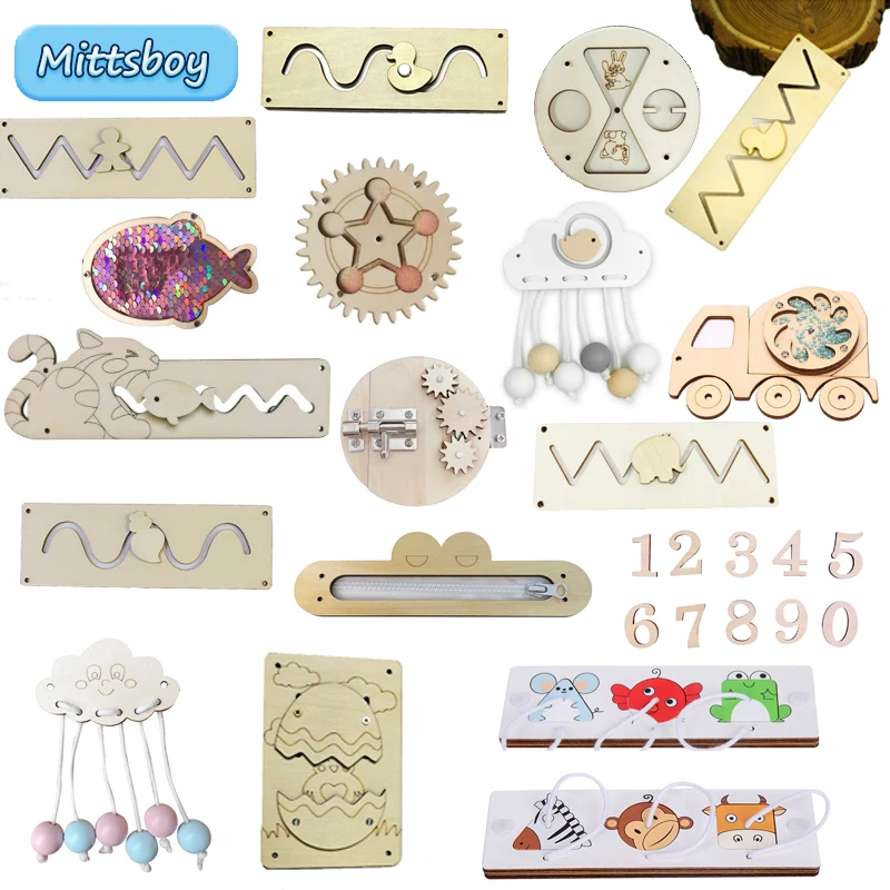 Woodworking Usa - DIY Busy Board Montessori Educational Toys