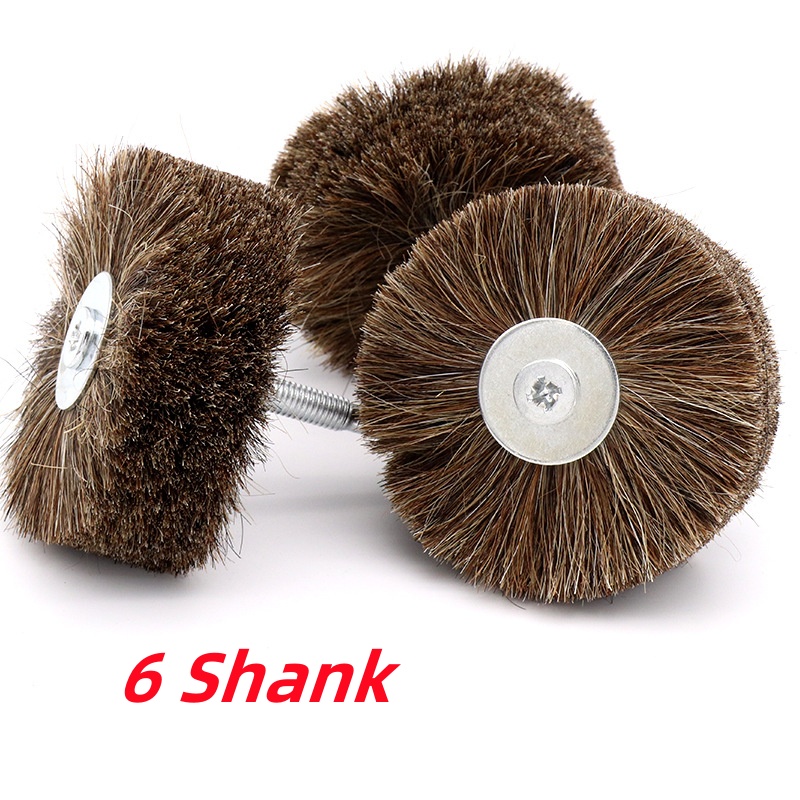 Woodworking Horse - 6mm Shank Horse Hair Brush Polishing