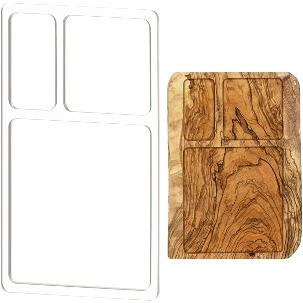 Woodworking Routers - 3 Pocket Valet Tray Router Templates