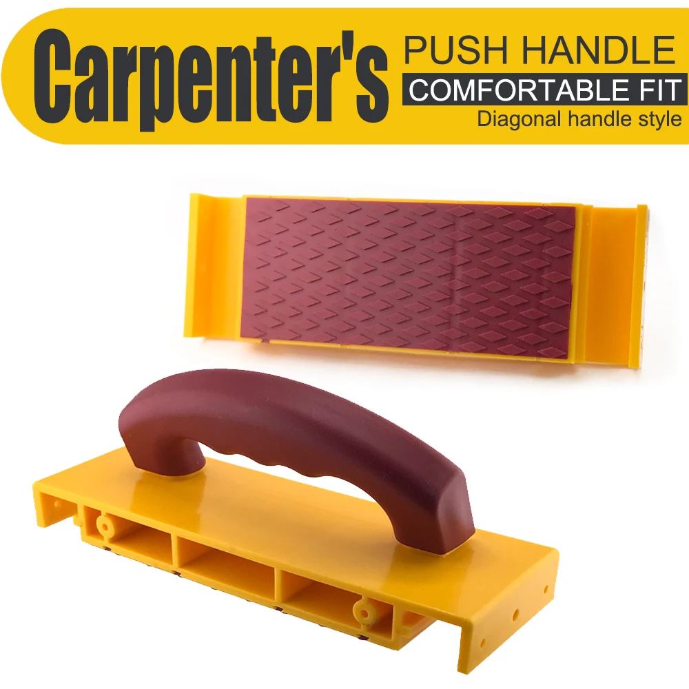 Woodworking Work Table - Carpenter's Safety Plastic Push Handle Diagonal