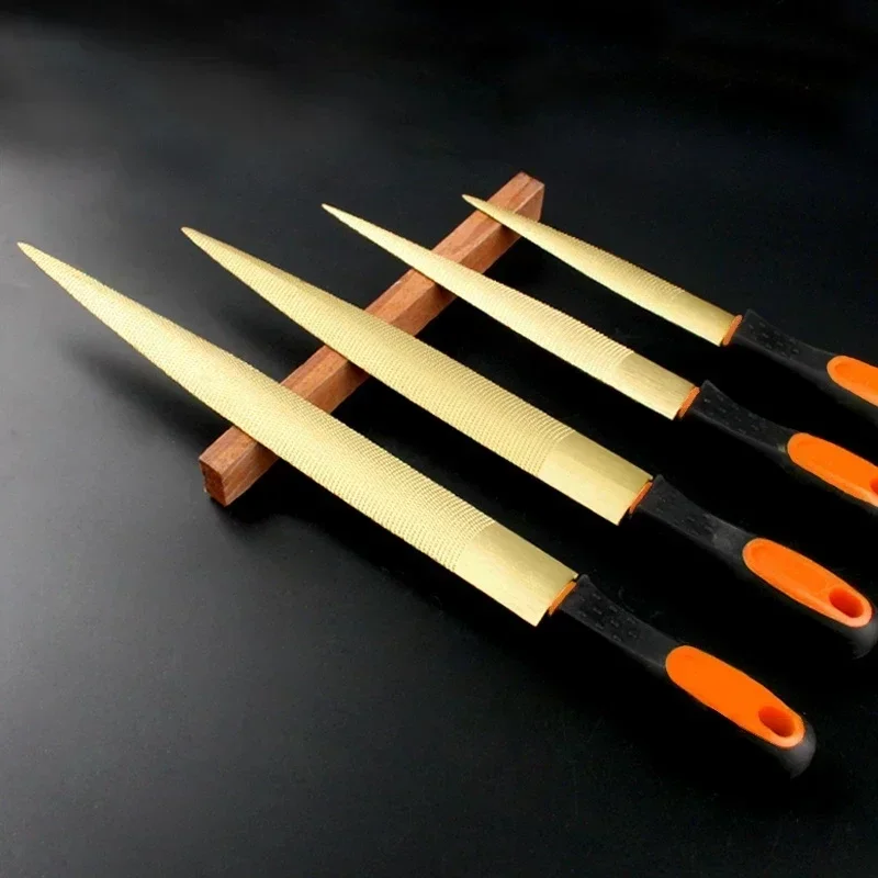 1PC Golden Tapered Rasp Wood F - Woodworking Rasps And Files ulasan dan harga