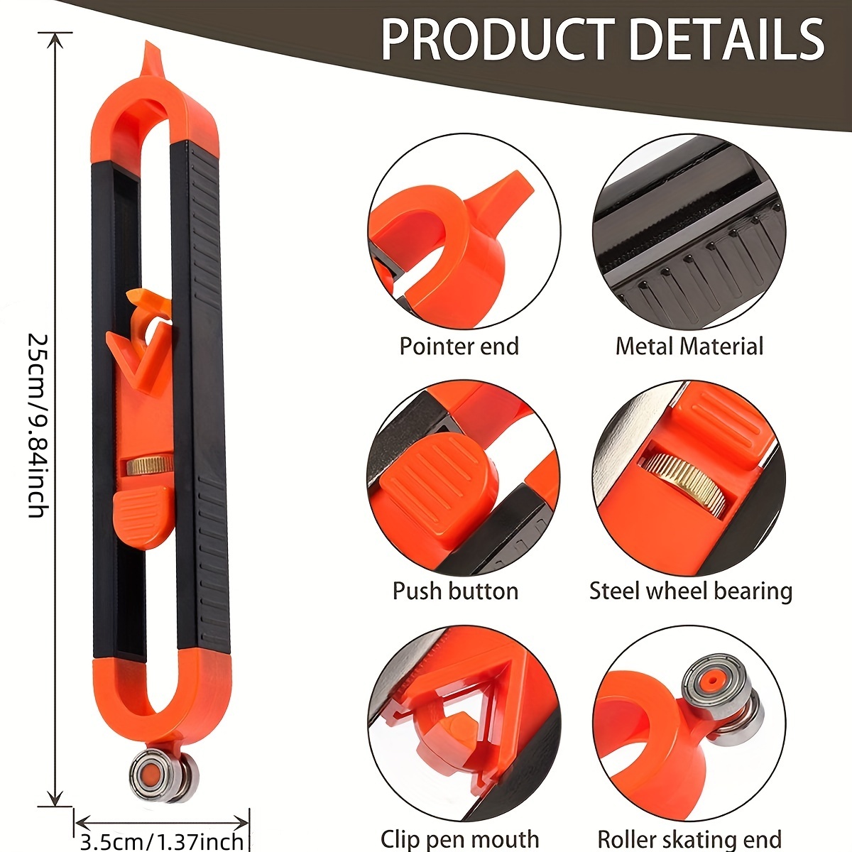 Contour Gauge Scribing Tool, P - Woodworking Groove ulasan dan harga