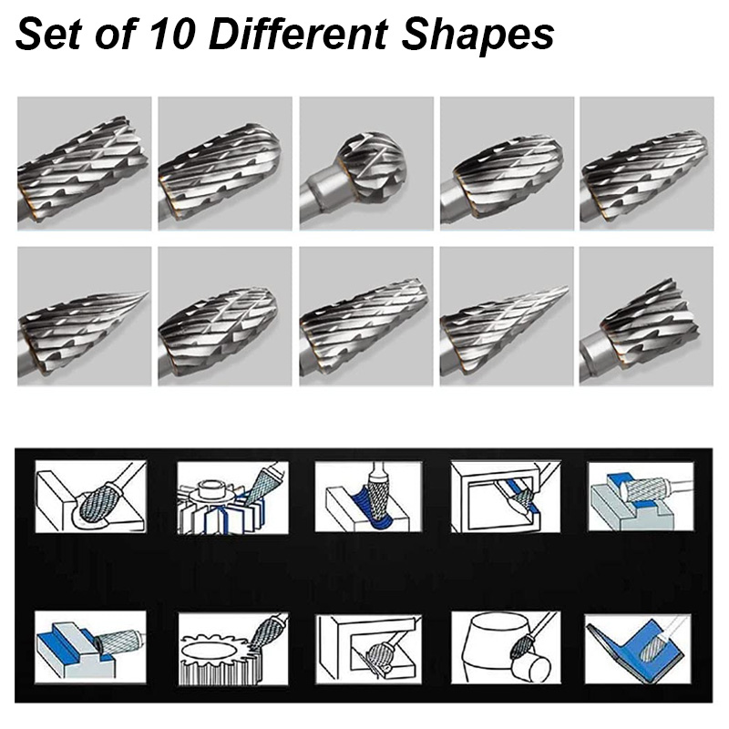 Tungsten Carbide Burr Set Bear - Woodworking Rasps And Files ulasan dan harga