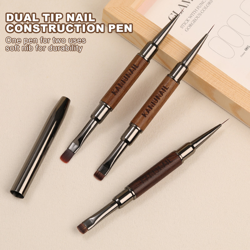 Dual-End Nail Art Brush Kolins - Woodworking Design Software ulasan dan harga