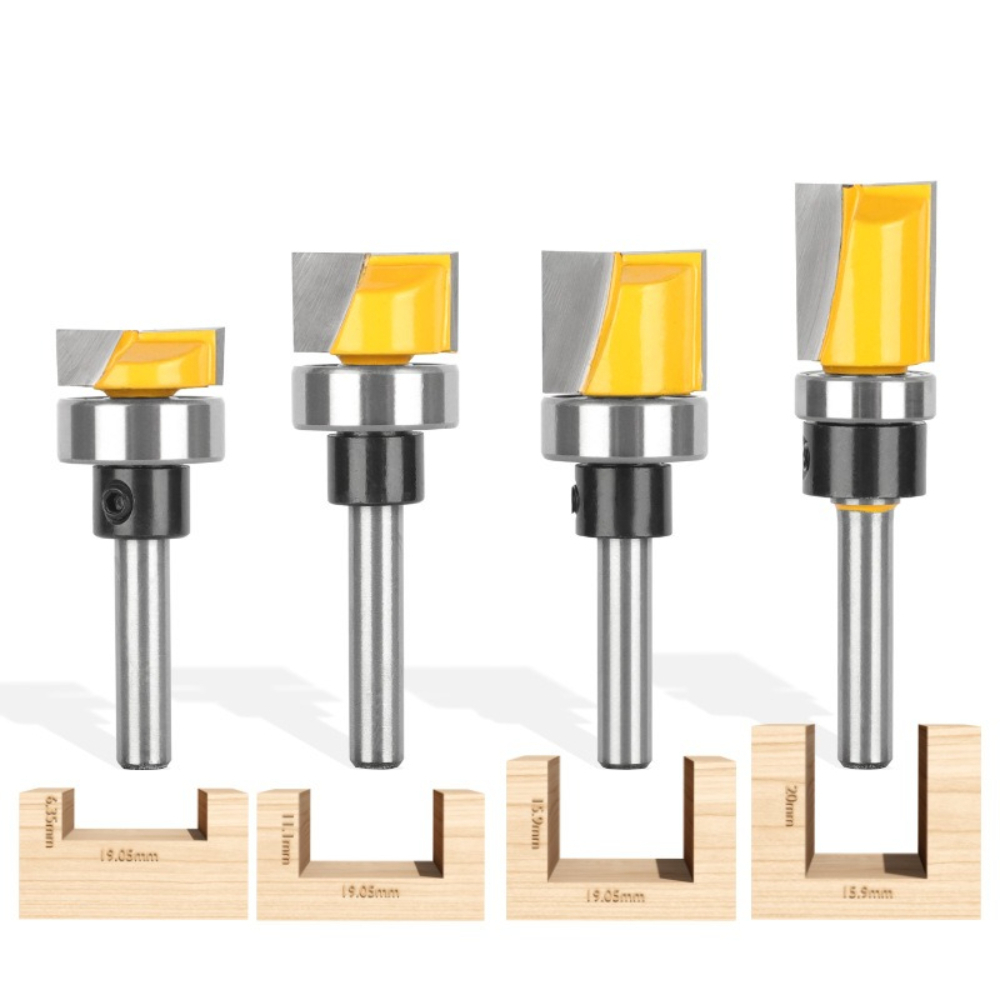 1/4Inch Shank Flush Trim Route - Woodworking Groove ulasan dan harga