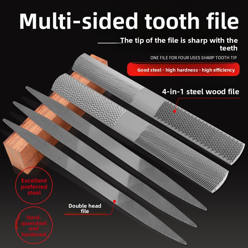 Four in One Woodworking File S - Woodworking Rasps And Files ulasan dan harga