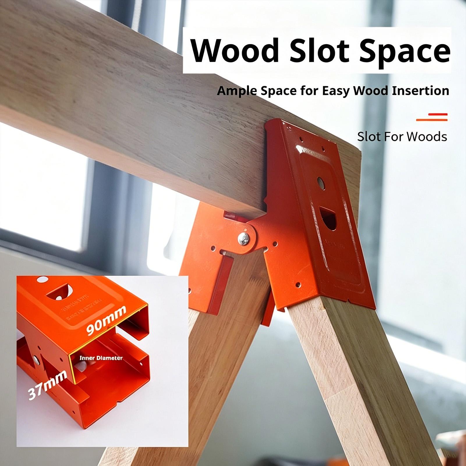 Saw Horse Brackets 2-Pieces He - Woodworking Horse ulasan dan harga
