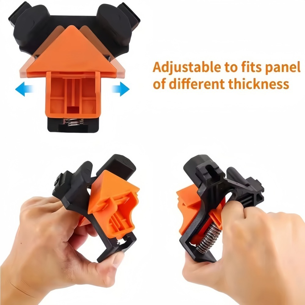 4pcs 90° Right Angle Clamp Fix - Woodworking Essentials ulasan dan harga