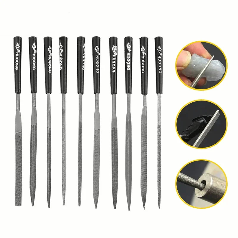 WEELEE 10pcs Metal Needle File - Woodworking Rasps And Files ulasan dan harga