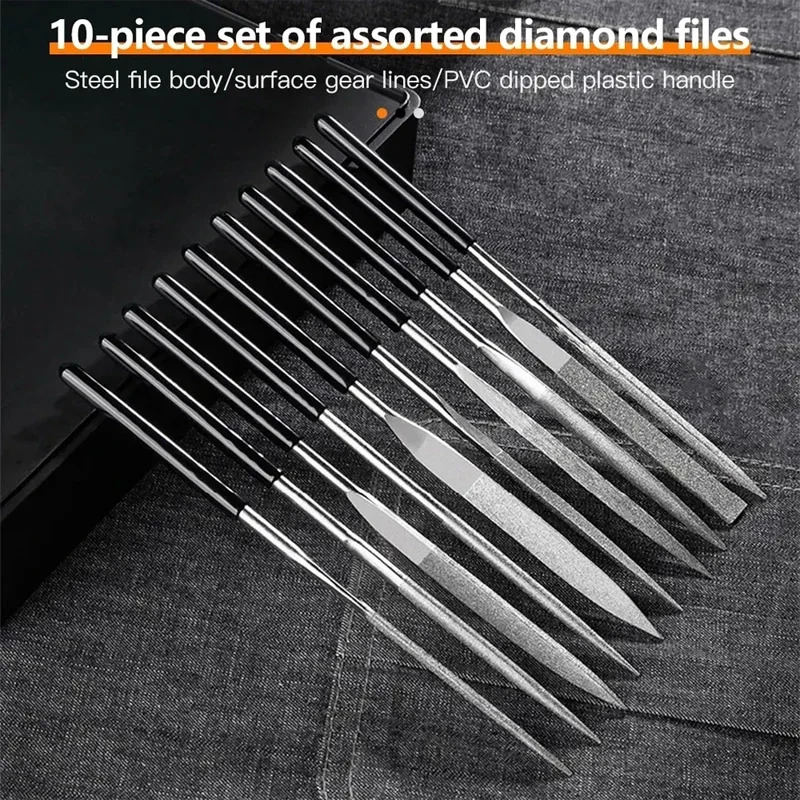 WEELEE 10pcs Metal Needle File - Woodworking Rasps And Files ulasan dan harga