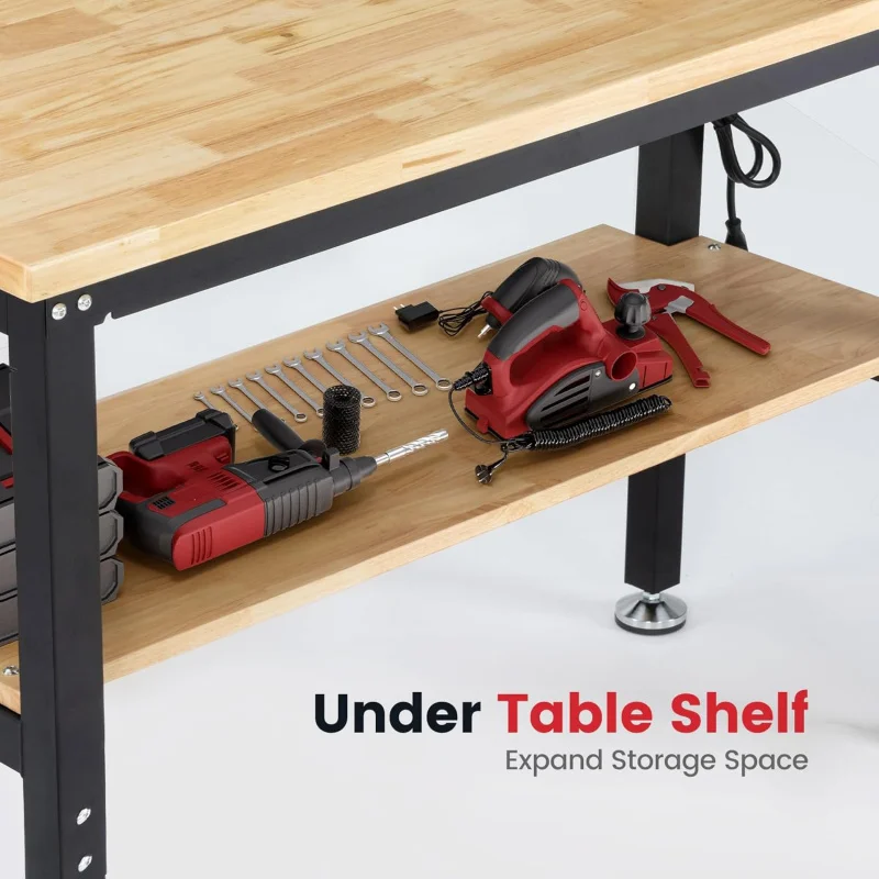Work Table for Garage Adjustab - Woodworking Work Table ulasan dan harga
