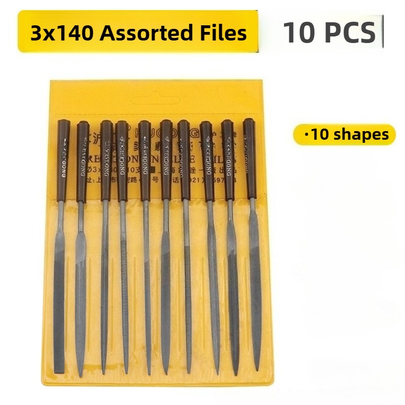 10pcs/set Metal Needle File Se - Woodworking Rasps And Files ulasan dan harga