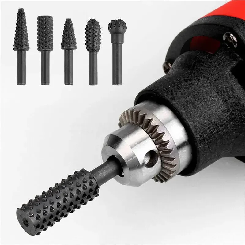 5PCS Rotary Craft Files Rotary - Woodworking Rasps And Files ulasan dan harga