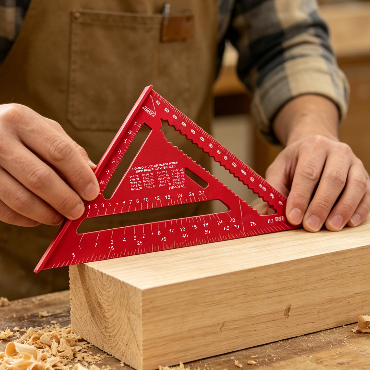 Aluminum Alloy Speed Square Hi - Woodworking Groove ulasan dan harga