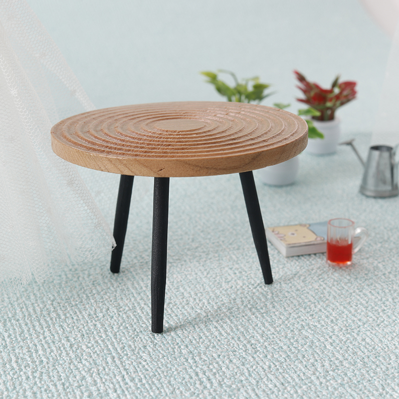 1:12 Dollhouse Miniature Round - Woodworking Hobbies ulasan dan harga