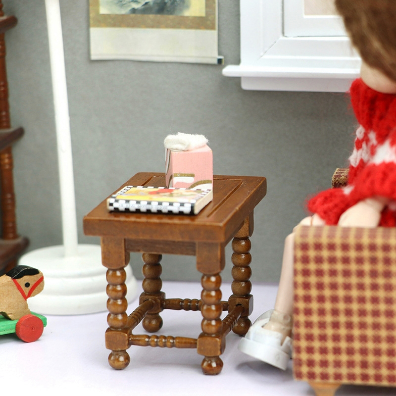 1:12 Dollhouse Miniature Round - Woodworking Hobbies ulasan dan harga