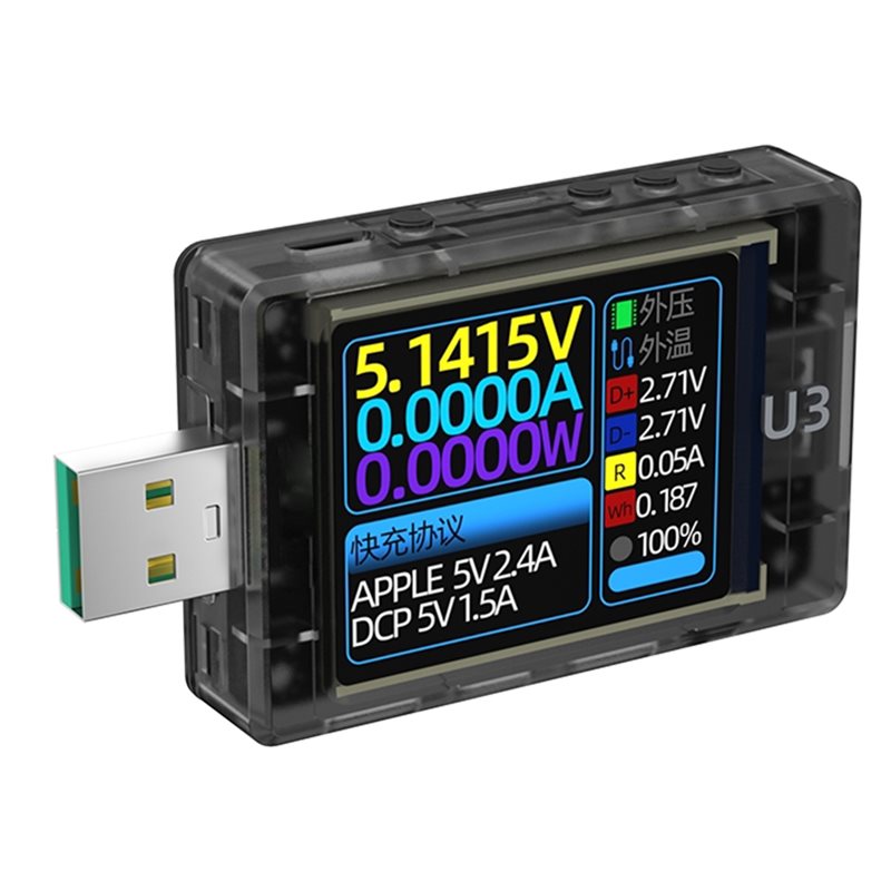 A03F-USB Tester U3 3.1 PD Deco - Woodworking Qc ulasan dan harga