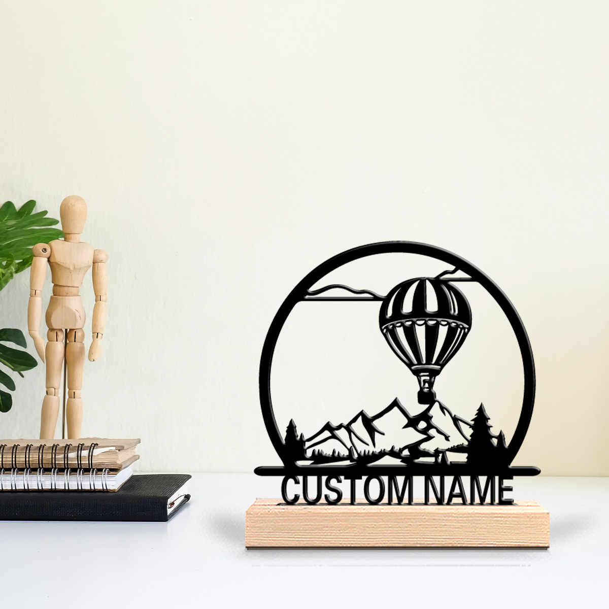 1pc Hot air balloon Customized - Woodworking Hobbies ulasan dan harga