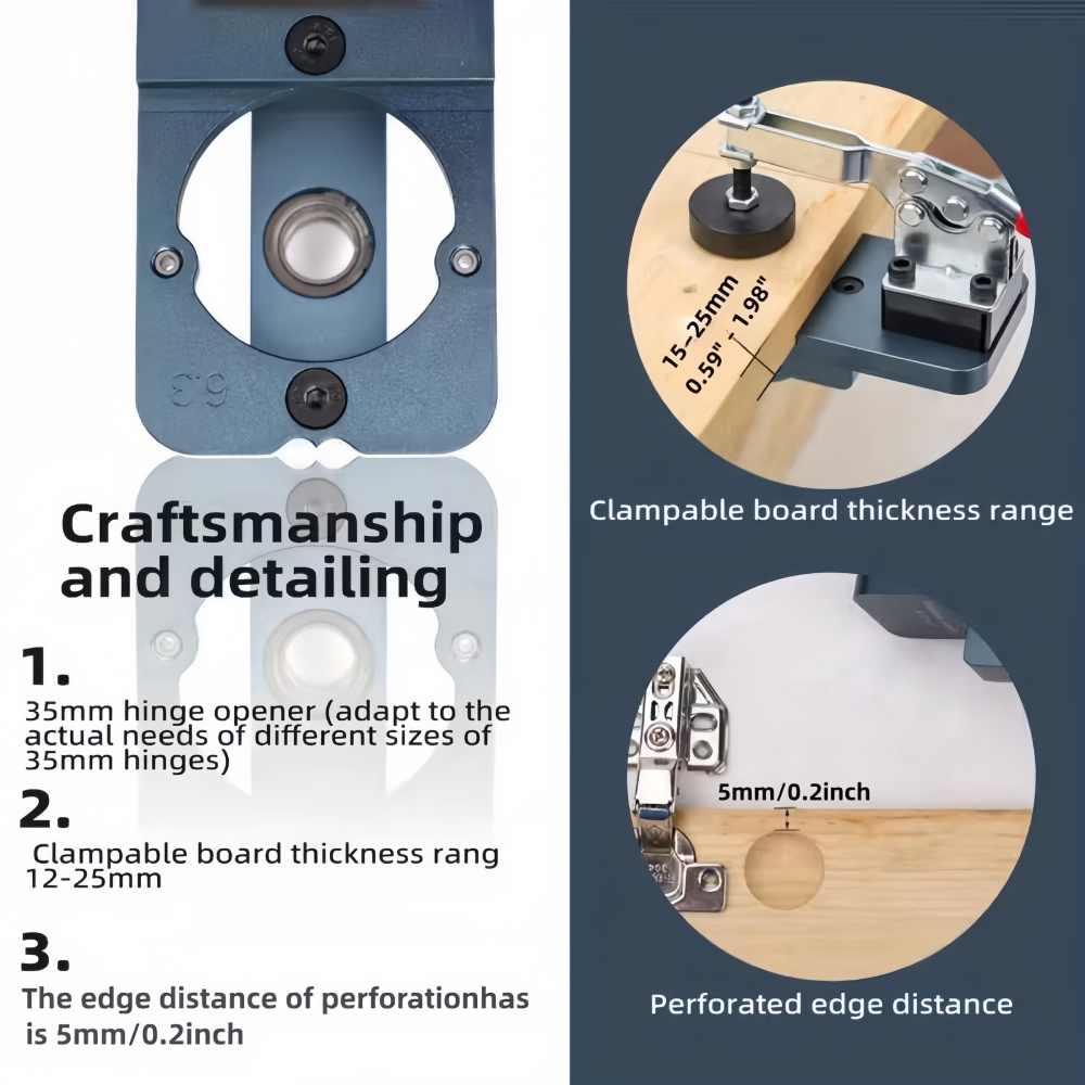 35mm Hinge Jig Kit - Adjustabl - Woodworking Design Software ulasan dan harga