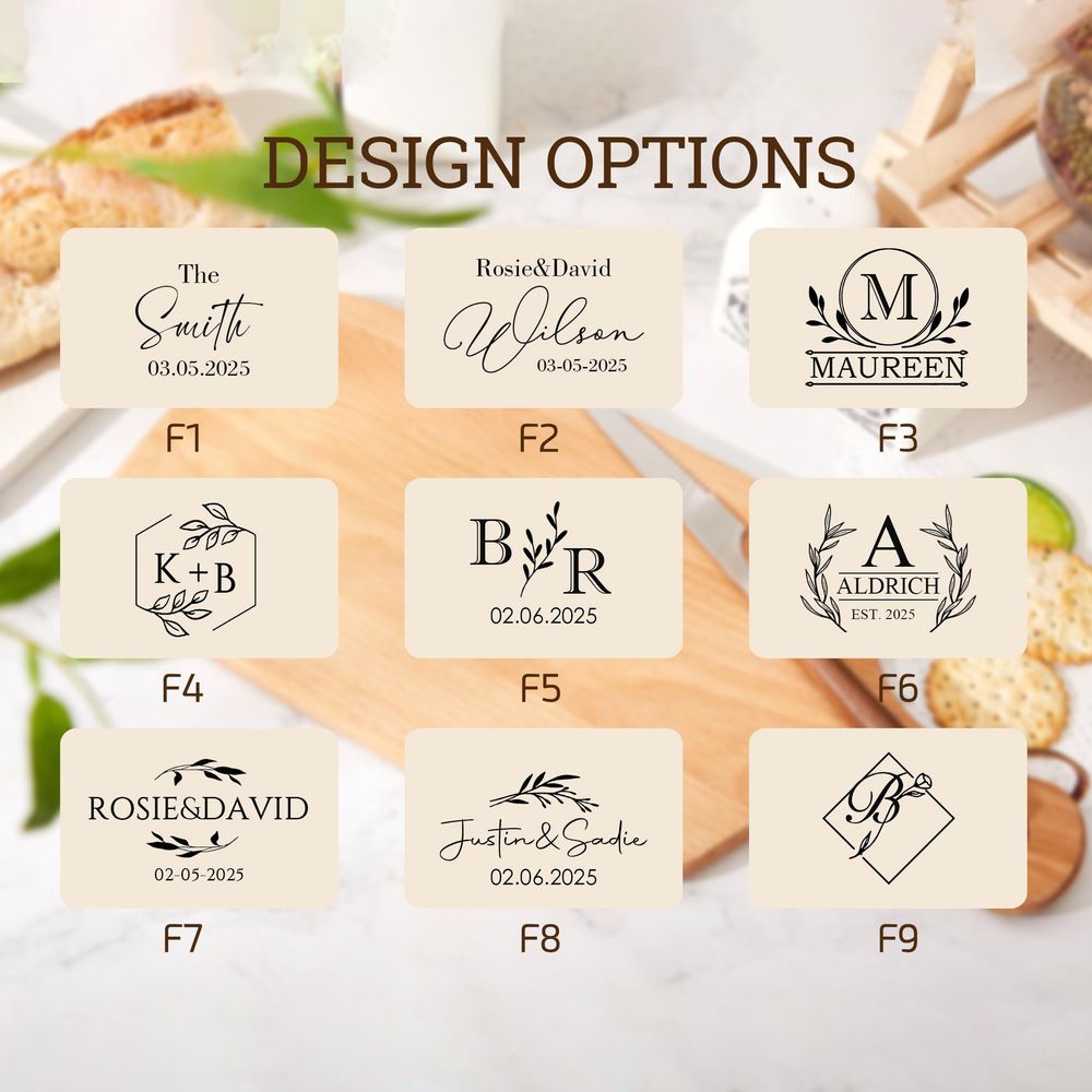 Custom Engraved Wooden Choppin - Woodworking Logo ulasan dan harga