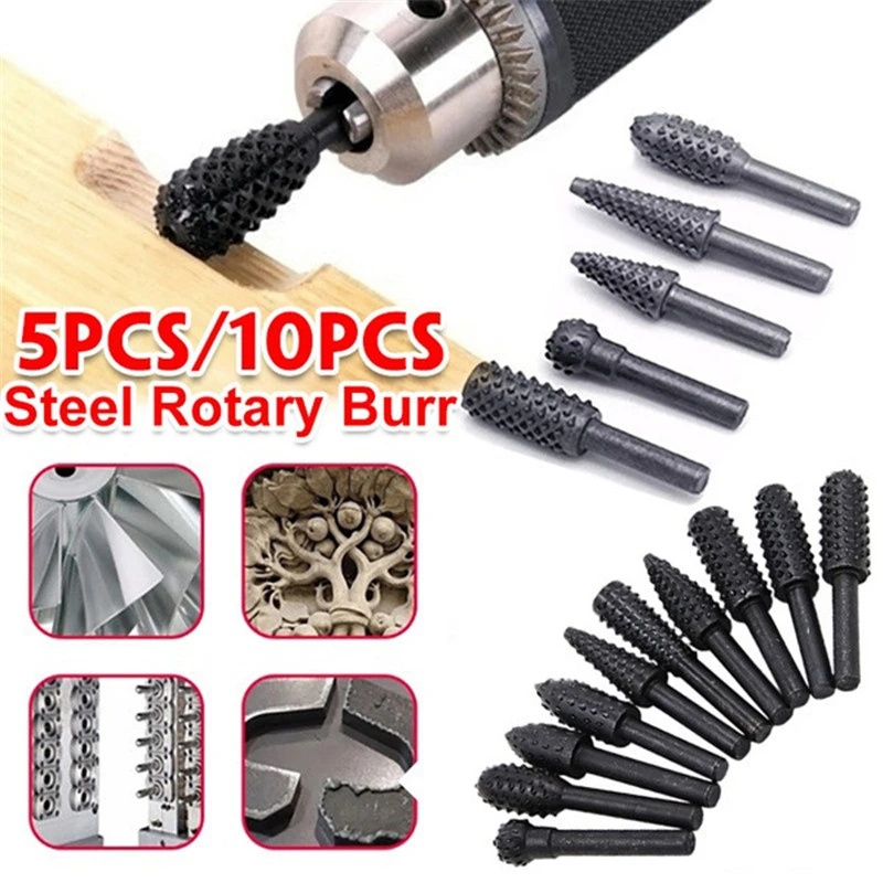 5PCS/10PCS 6mm Shank Rotary Bu - Woodworking Rasps And Files ulasan dan harga