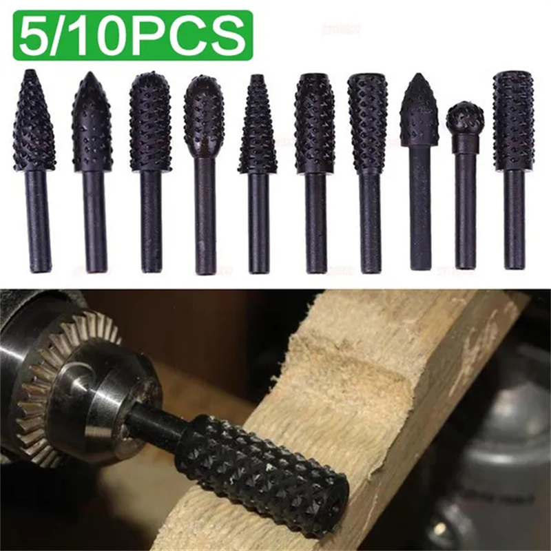 5PCS/10PCS 6mm Shank Rotary Bu - Woodworking Rasps And Files ulasan dan harga