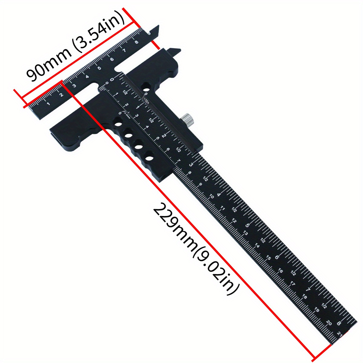 Aluminum Alloy T-Shaped Woodwo - Marking Gauge Tool ulasan dan harga