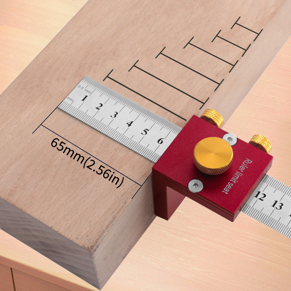 30cm/12 Inch Scribing Ruler 90 - Marking Gauge Tool ulasan dan harga