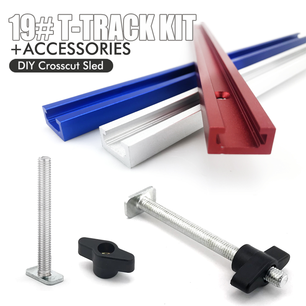 Woodworking 19# T-track Kit an - Woodworking Groove ulasan dan harga