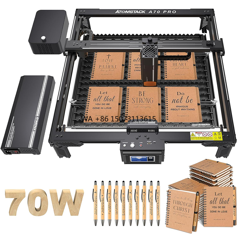 ATOMSTACK A70 X70 Pro 70W Lase - Woodworking Logo ulasan dan harga