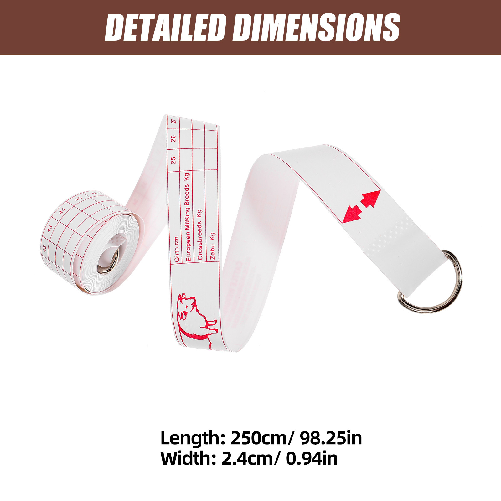 Animal Weight Tape Measure Liv - Woodworking Horse ulasan dan harga