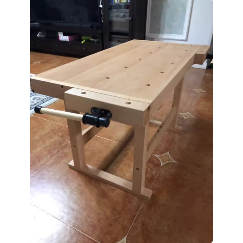 Home Solid Wood Table Beech Wo - Woodworking Work Table ulasan dan harga