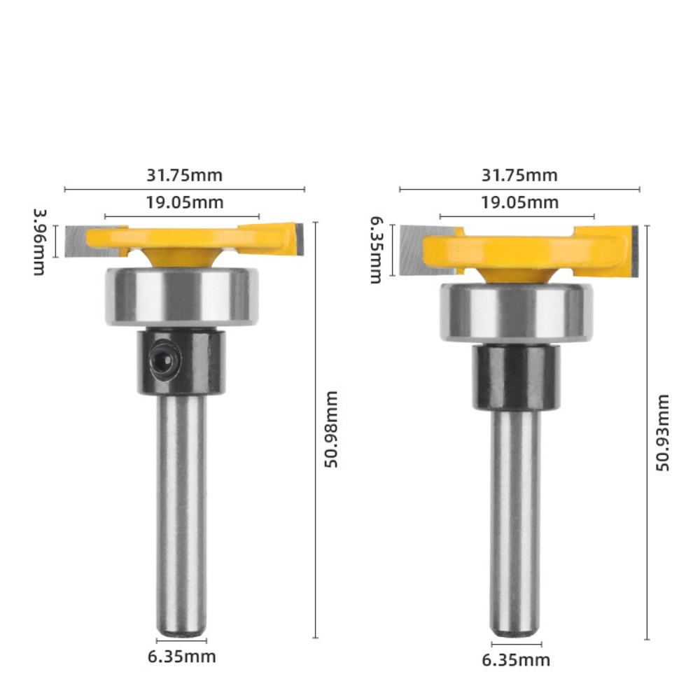 Bearing T-shaped 1/4 handle wo - Woodworking Groove ulasan dan harga