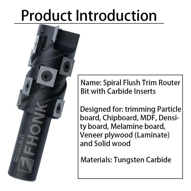 20mm Shank Flush Trim Router B - Woodworking Routers ulasan dan harga