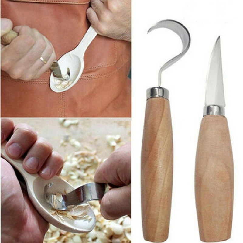 Wood Carving Knife Chisel Hook - Woodworking Groove ulasan dan harga