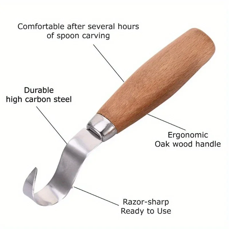 Wood Carving Knife Chisel Hook - Woodworking Groove ulasan dan harga