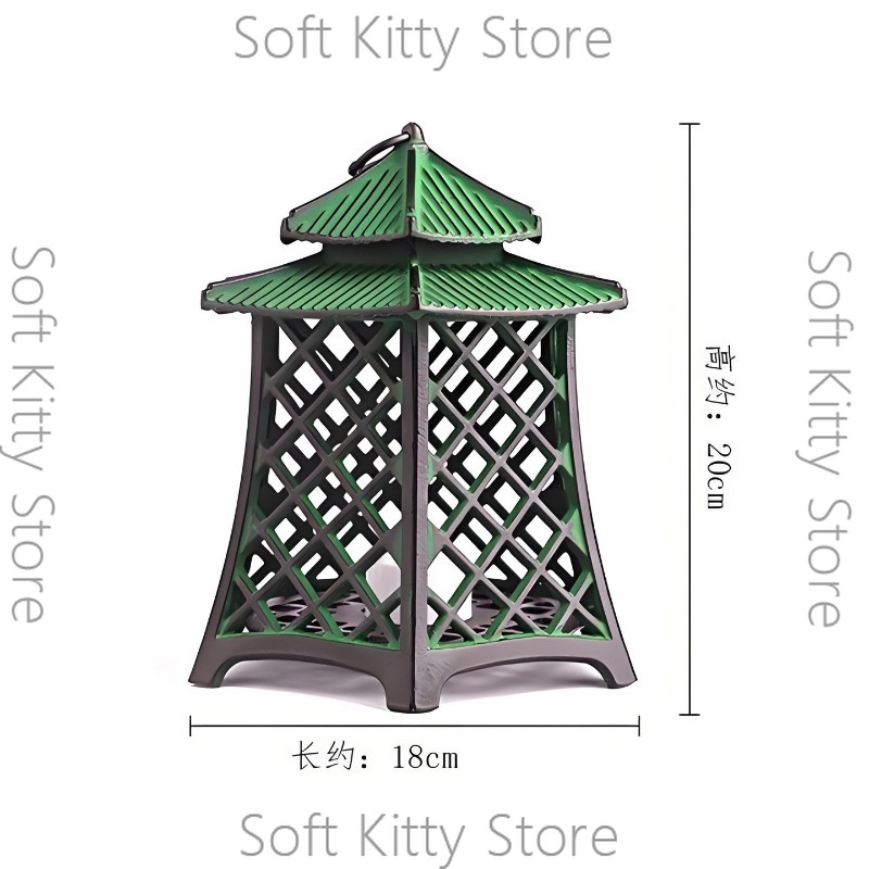 Cast iron lamp hollow candlest - Zen Woodworking ulasan dan harga