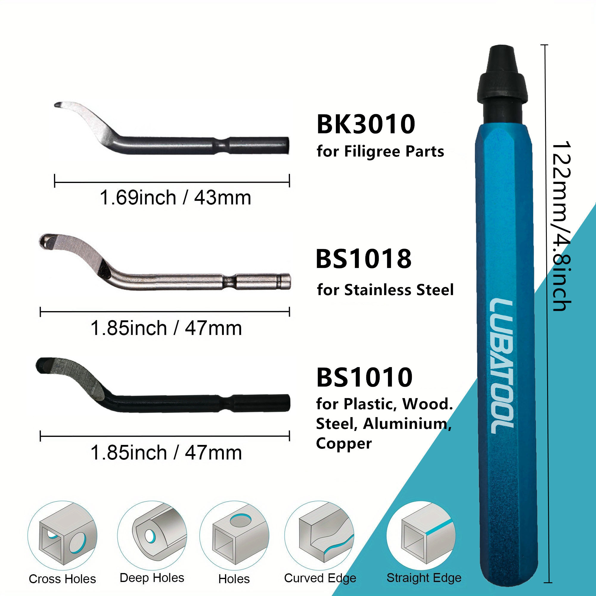 LUBATOOL Deburring Tool with 1 - Woodworking Tool Stores ulasan dan harga
