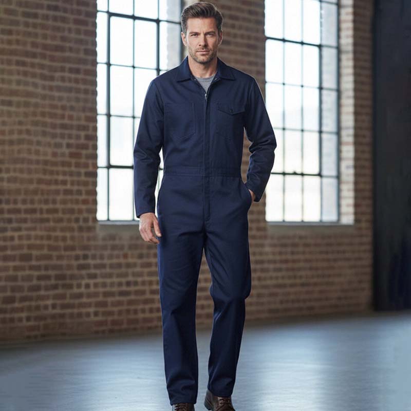 Men Navy Blue Full Body Work J - Woodworking Overalls ulasan dan harga