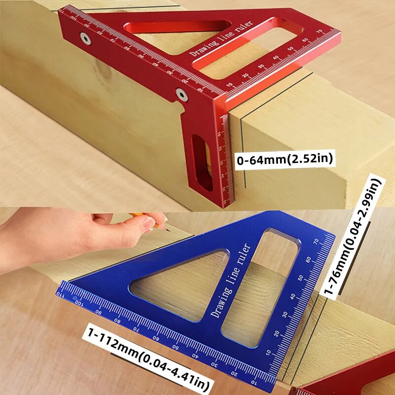 Aluminum Alloy Woodworking Rul - Woodworking For Engineers ulasan dan harga
