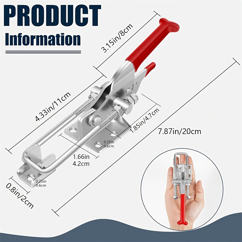 2Pcs Heavy-Duty Clamps Adjusta - Woodworking Quick Clamps ulasan dan harga