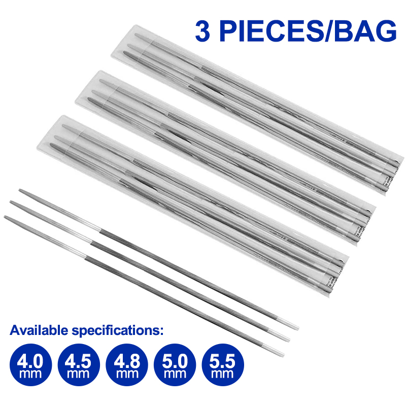 XCAN 3Pcs 4.0/4.5/4.8/5.0/5.5m - Woodworking Rasps And Files ulasan dan harga
