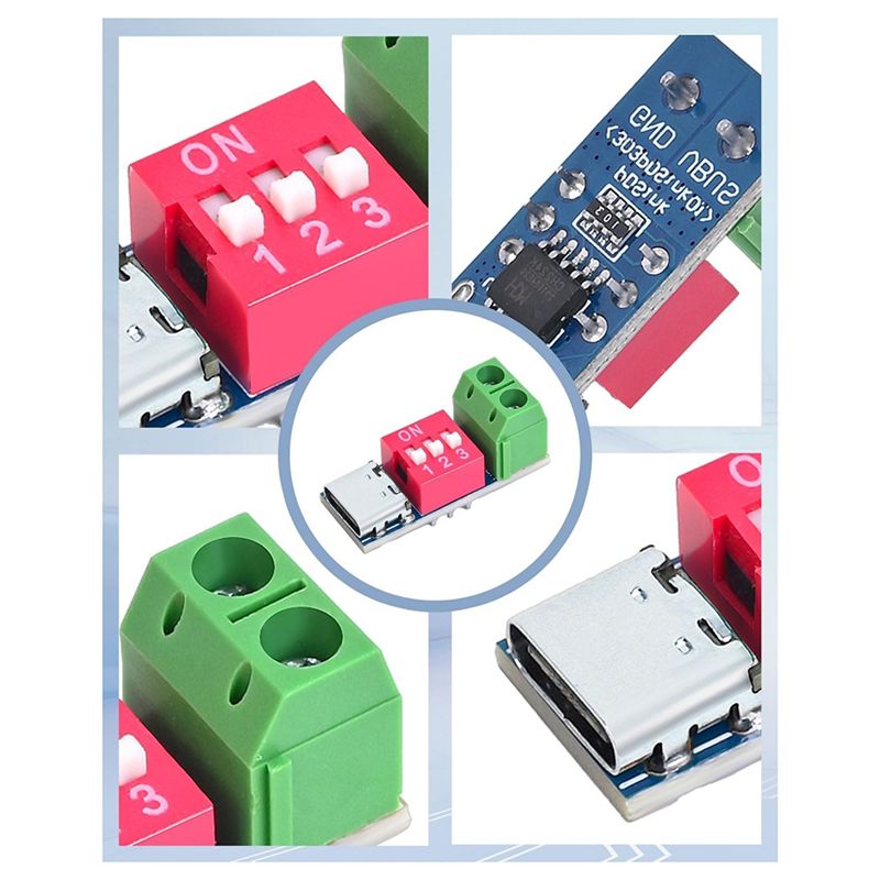 A84X-USB-C PD Trigger Board Mo - Woodworking Qc ulasan dan harga